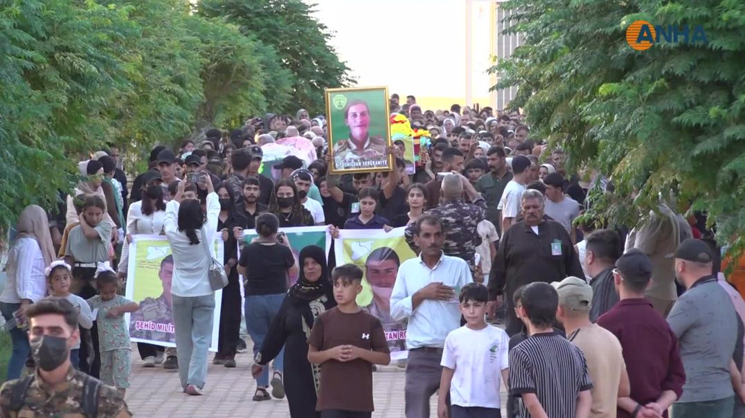 تشييع جثماني شهيدة وشهيد في الدرباسية