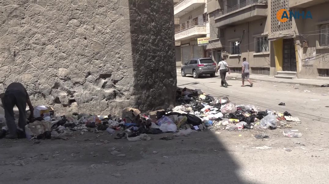 تفاقم أزمة النفايات في الحي العسكري بالحسكة والبلدية توضح السبب