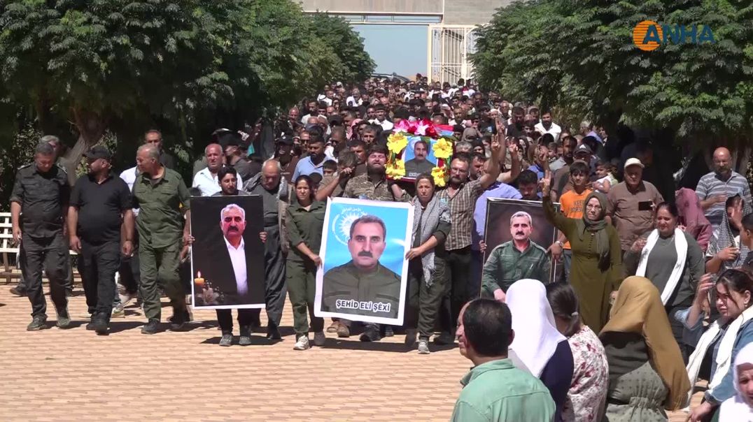 ⁣تشييع جثمان شهيد من قوى الأمن الداخلي في الدرباسية