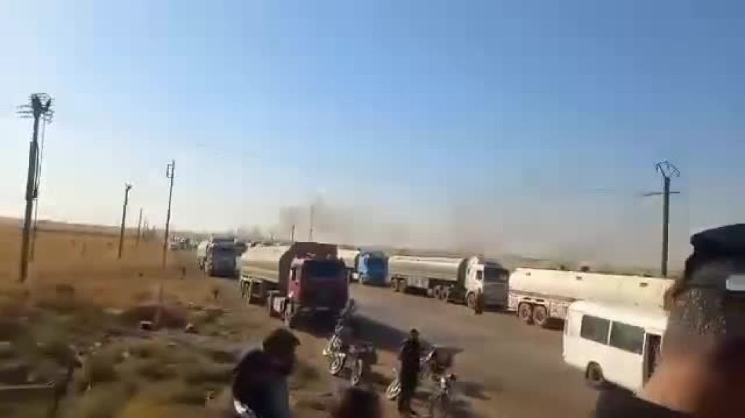 محتجون يمنعون مرور الصهاريج الناقلة للنفط جنوب غرب ديرك