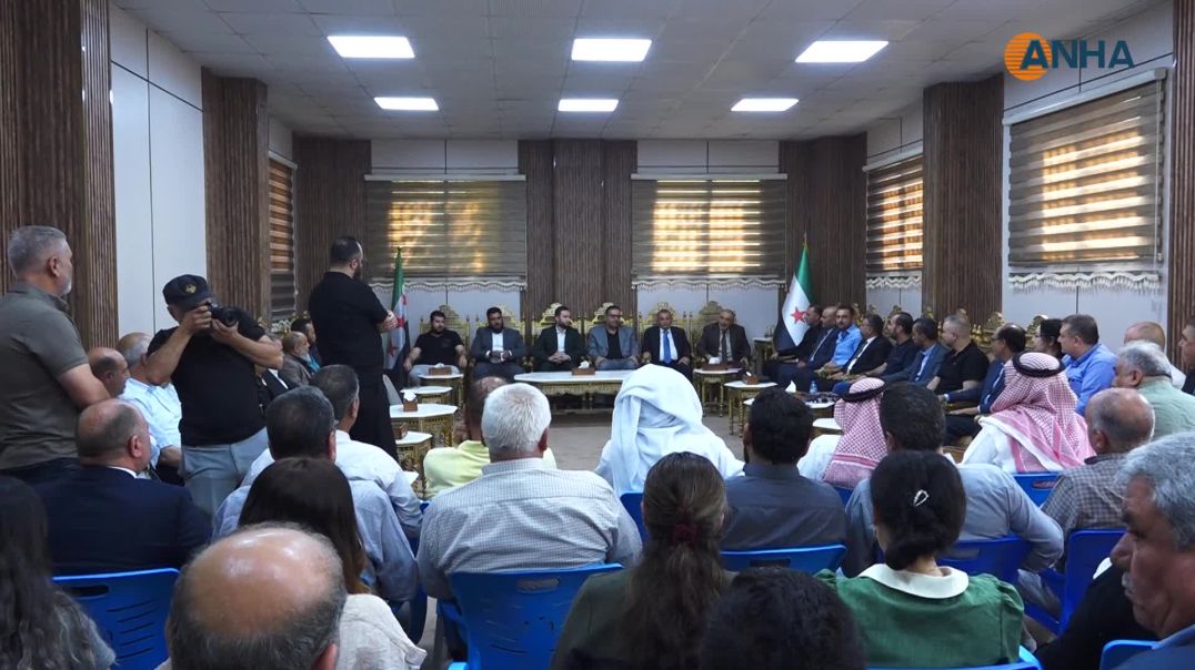⁣وفد من الداخلية السورية يزور كوباني لبحث الأمن وعودة المهجّرين