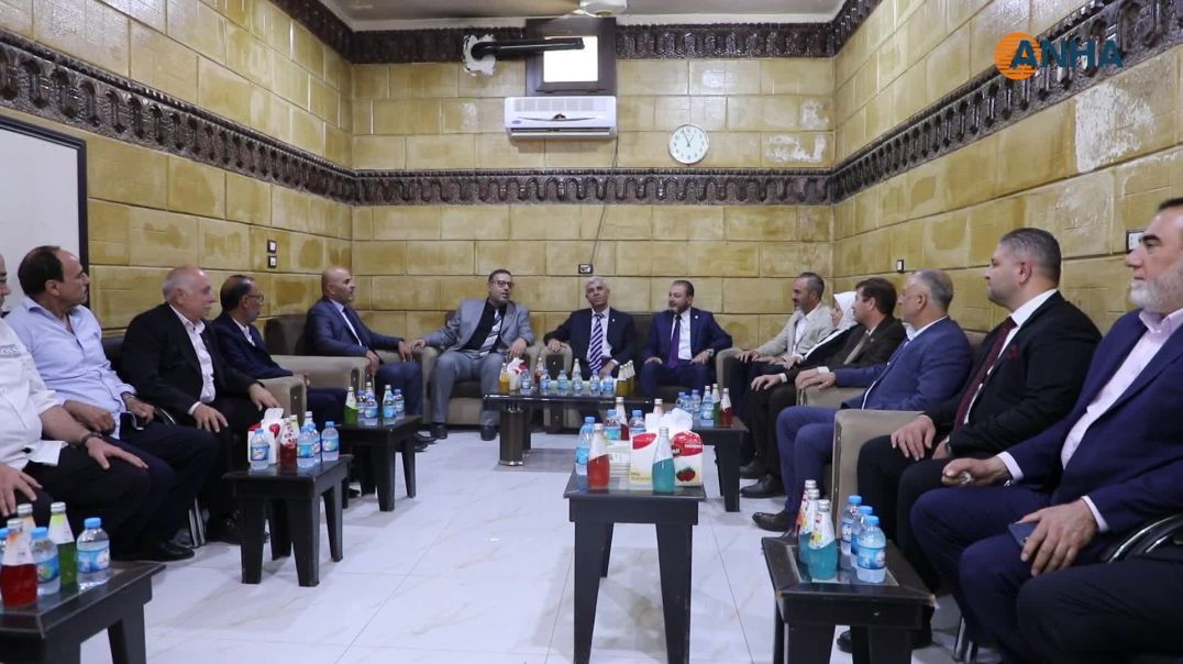 ⁣وفد من نقابتي محامي حلب ودمشق يزور اتحاد محامي كوباني لبحث الاندماج