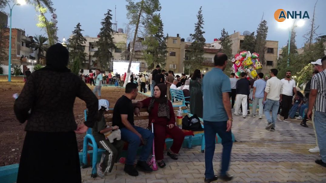 ⁣Parka Giştî ya Qamişloyê piştî xebatên sererastkirinê hat vekirin